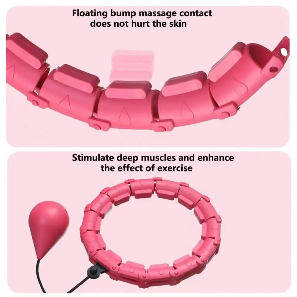 1 Set Hula hoop for adults, thin waist, girls and children, gourd waist beauty, fitness belly tightening, global massage, thin belly hula hoop