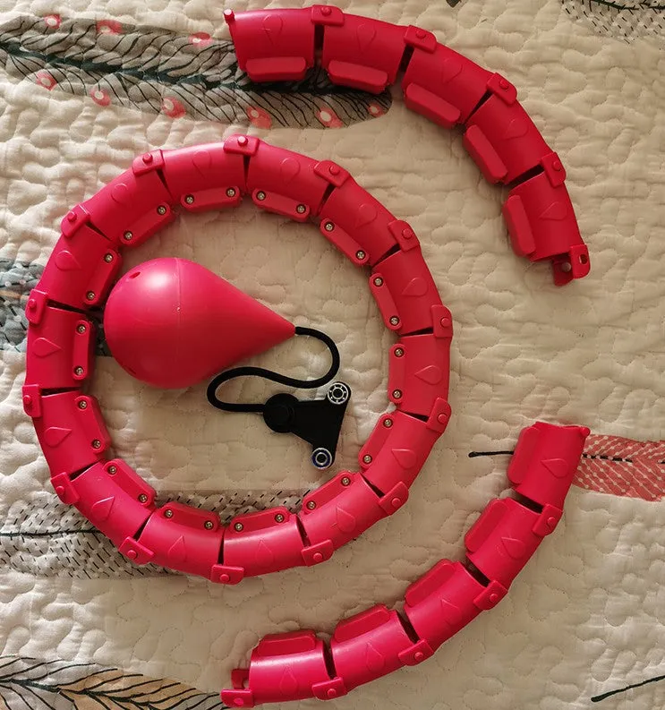 1 Set Hula hoop for adults, thin waist, girls and children, gourd waist beauty, fitness belly tightening, global massage, thin belly hula hoop