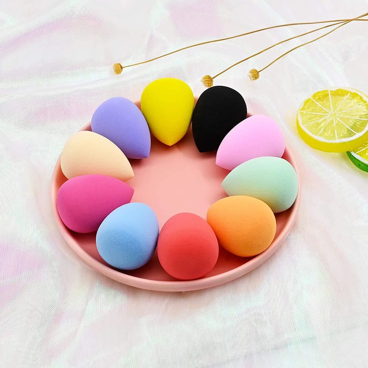 10 Colors Makeup Sponges - Latex Free