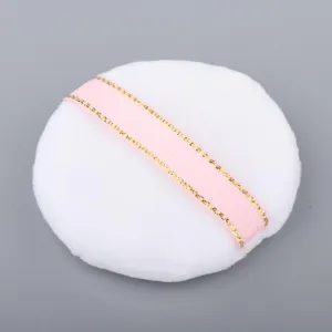 10G Makeup Loose Powder Case Blush Container w/ Mirror&Powder Puff Coffee