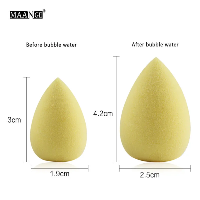 10Pcs Cosmetic Puff Makeup Foundation Sponge Flawless Powder Smooth Beauty Cosmetic Blending Make Up Sponge Beauty Tool With Box