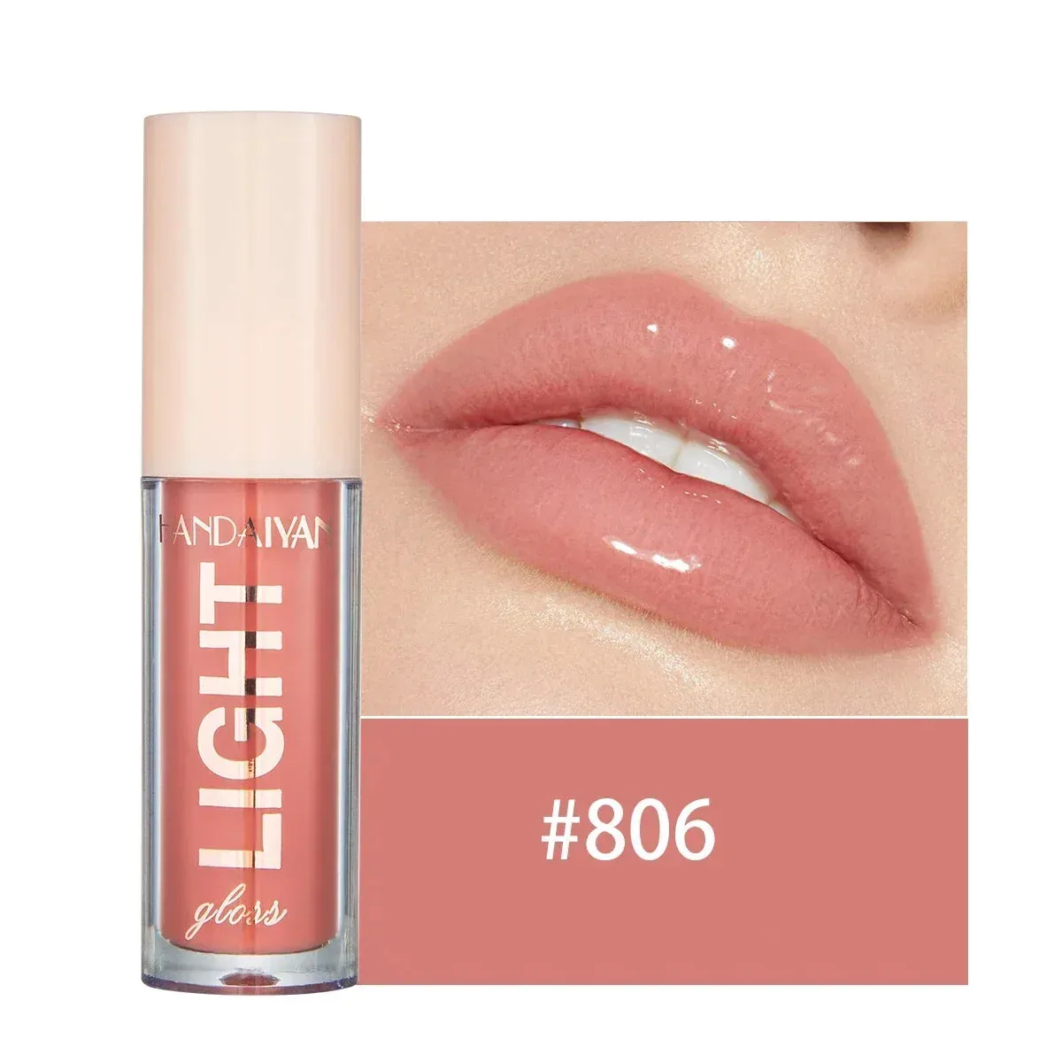 12 Colors Mirror Pearl Lip Gloss - Waterproof, Long-Lasting, Moisturizing Lipstick with Shine Glitter. Lip Gloss for Women's Makeup Cosmetics