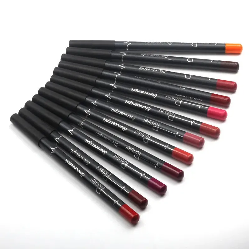 12 Shades Lip Liner Pencils