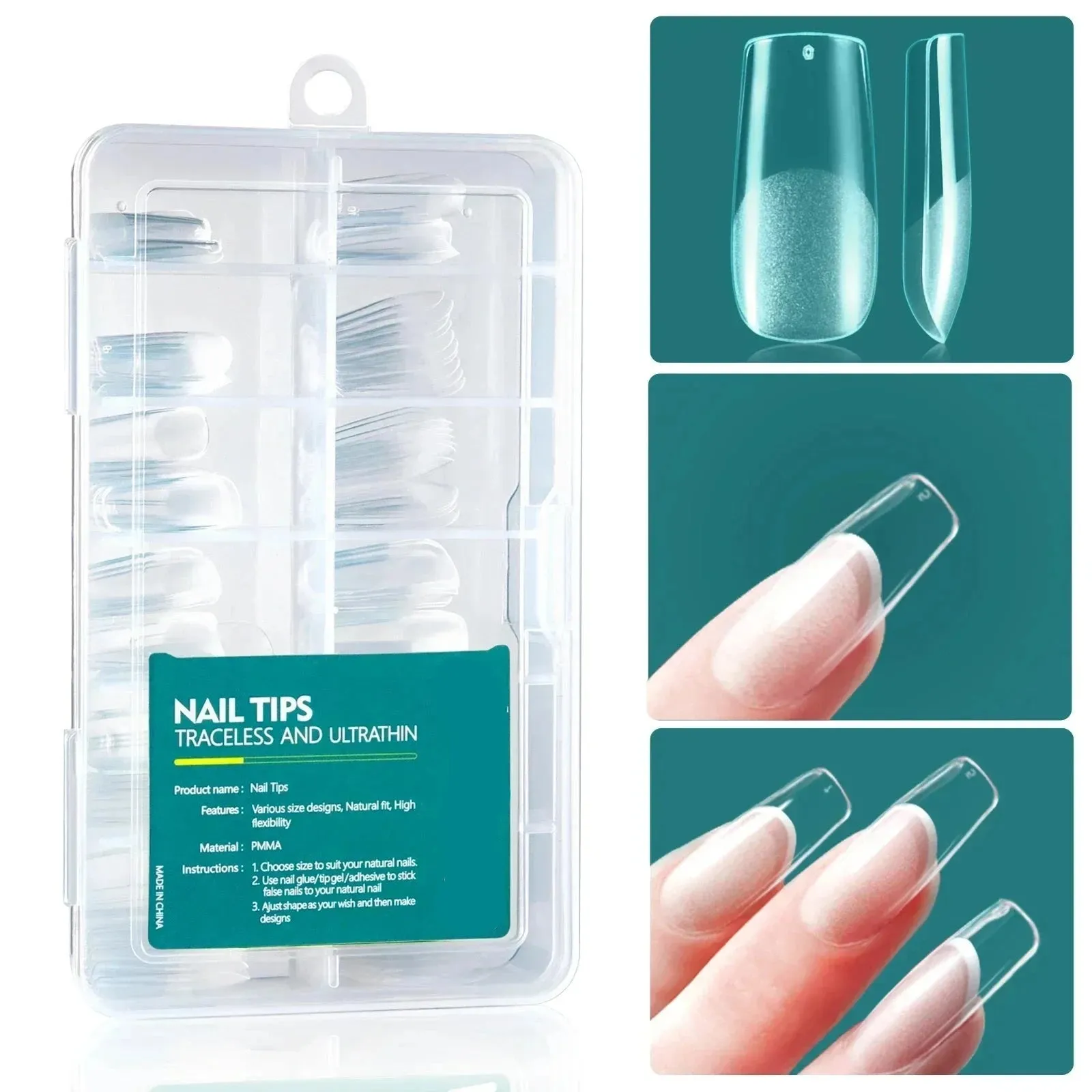 120pcs Acrylic Fake Nails