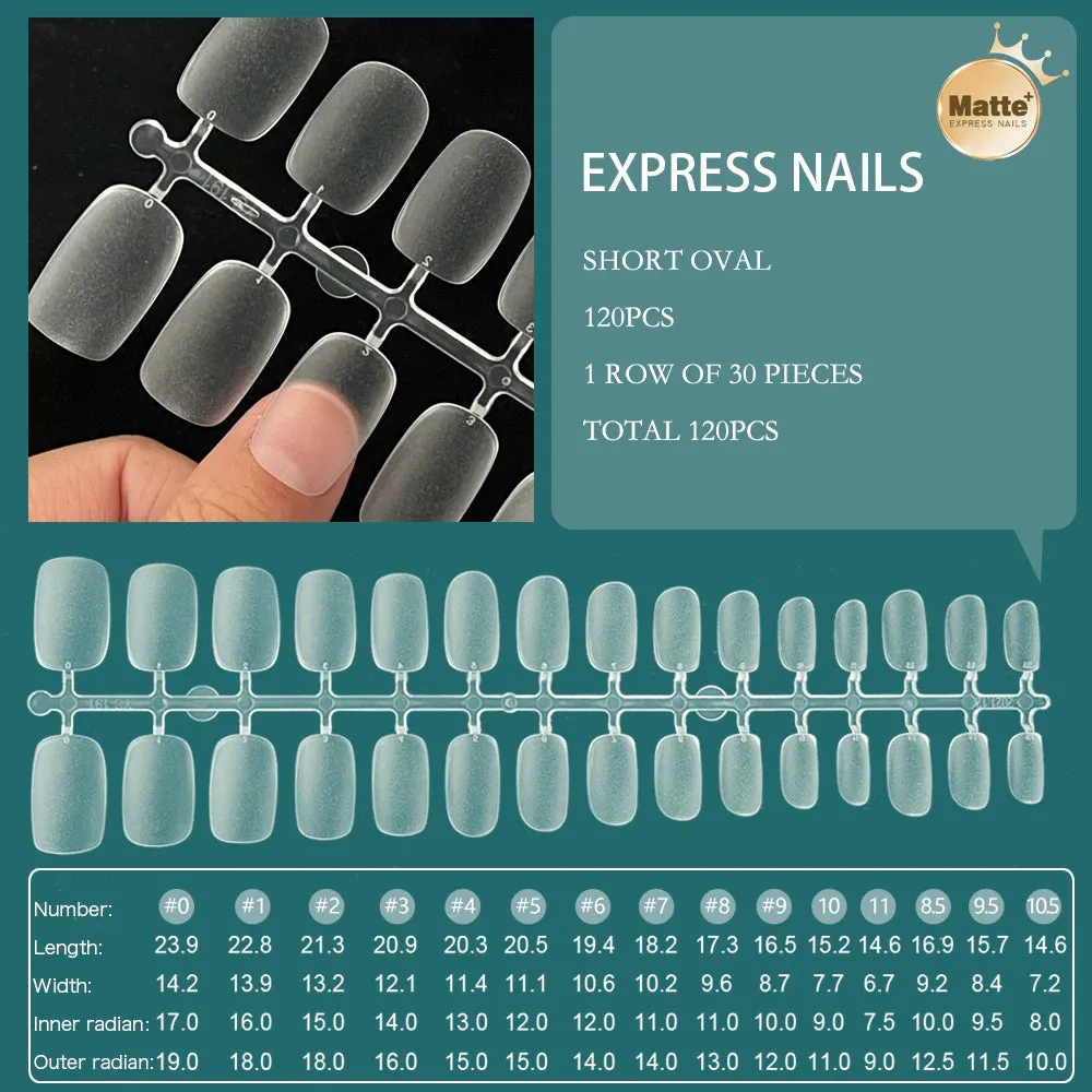 120pcs XXS Super Short Almond Full Cover Sculpted Soft Gel Nail Tips Press on Fake Nails Tailor-made for Short Small Nail Beds