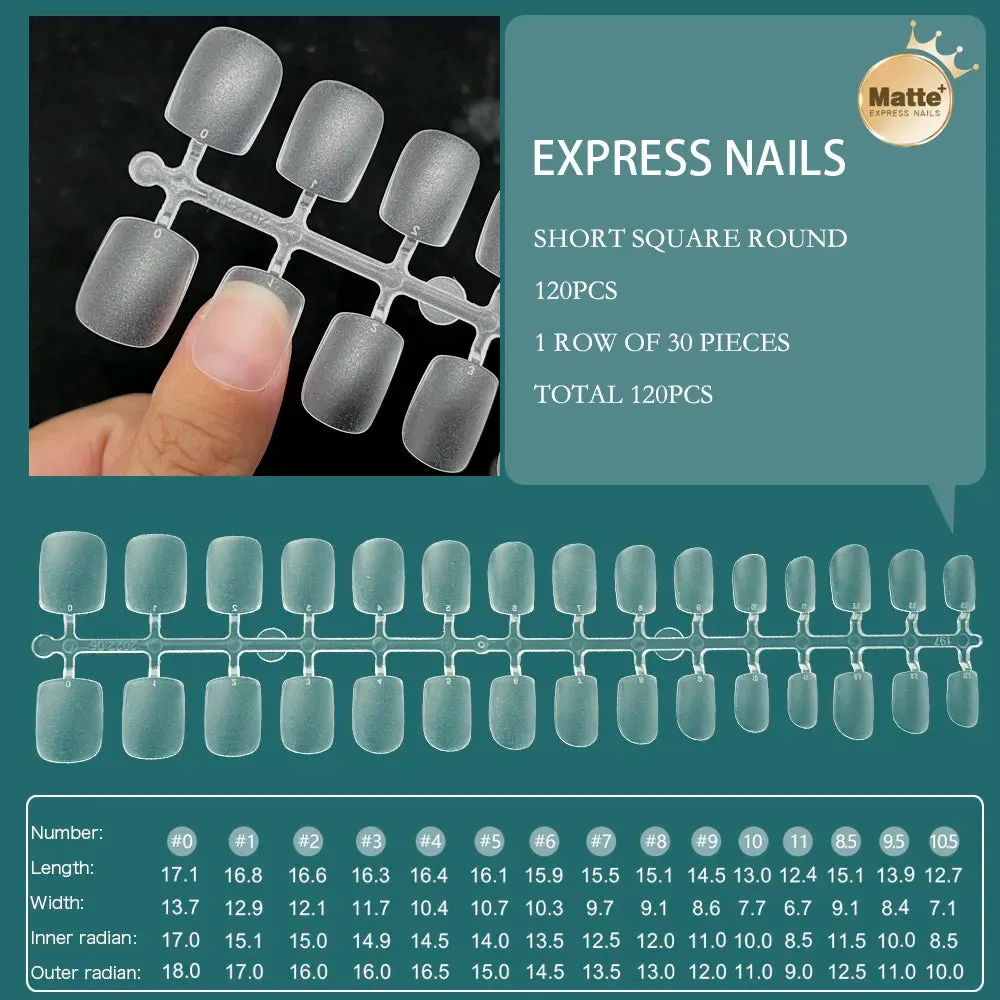 120pcs XXS Super Short Almond Full Cover Sculpted Soft Gel Nail Tips Press on Fake Nails Tailor-made for Short Small Nail Beds