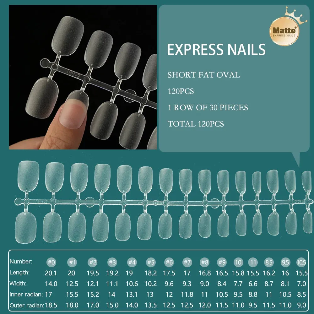 120pcs XXS Super Short Almond Full Cover Sculpted Soft Gel Nail Tips Press on Fake Nails Tailor-made for Short Small Nail Beds
