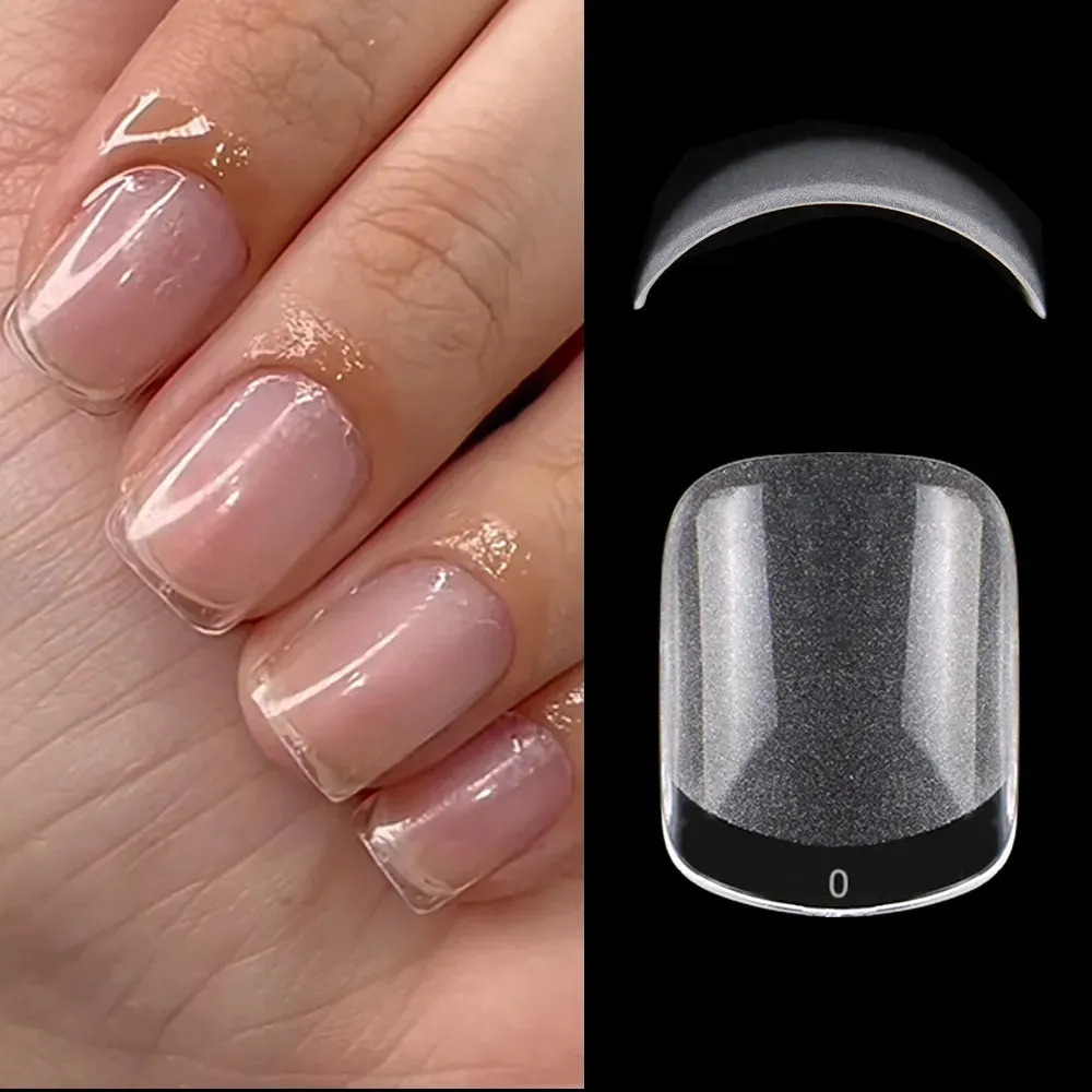120pcs XXS Super Short Almond Full Cover Sculpted Soft Gel Nail Tips Press on Fake Nails Tailor-made for Short Small Nail Beds