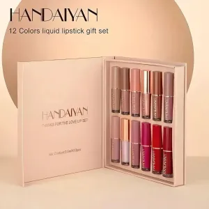 12Pcs Velvet Matte Liquid Lipstick Set