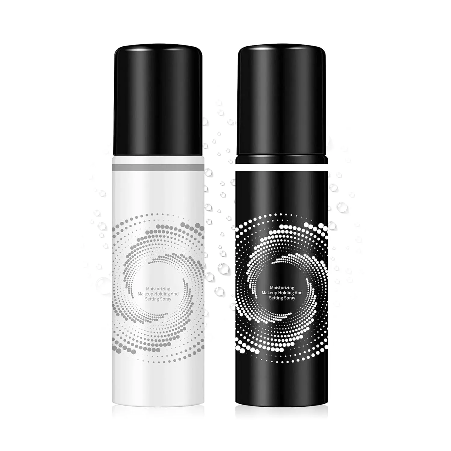 2 Pack Makeup Setting Spray for Face, Lightweight Long Lasting Smudge-proof Makeup Finishing Spray Set, Hydrating, Waterproof, All-Day Wear Refreshing Face Mist