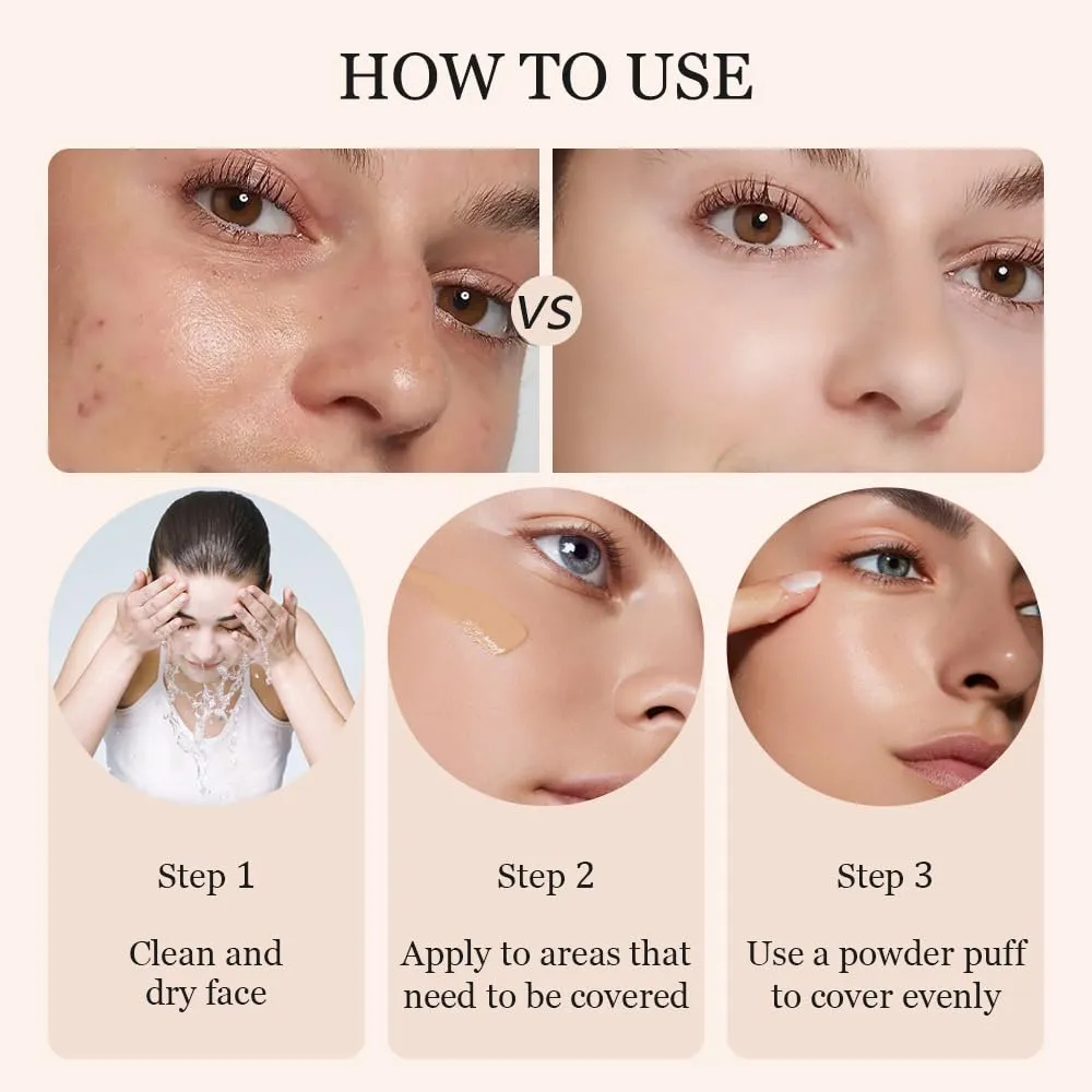 2025 New Face Setting Powder, Portable Makeup Powder Compact Control Shine Complexion Long-Lasting Matte Finish, Natural (White, 0.42 Ounce (Pack of 1))