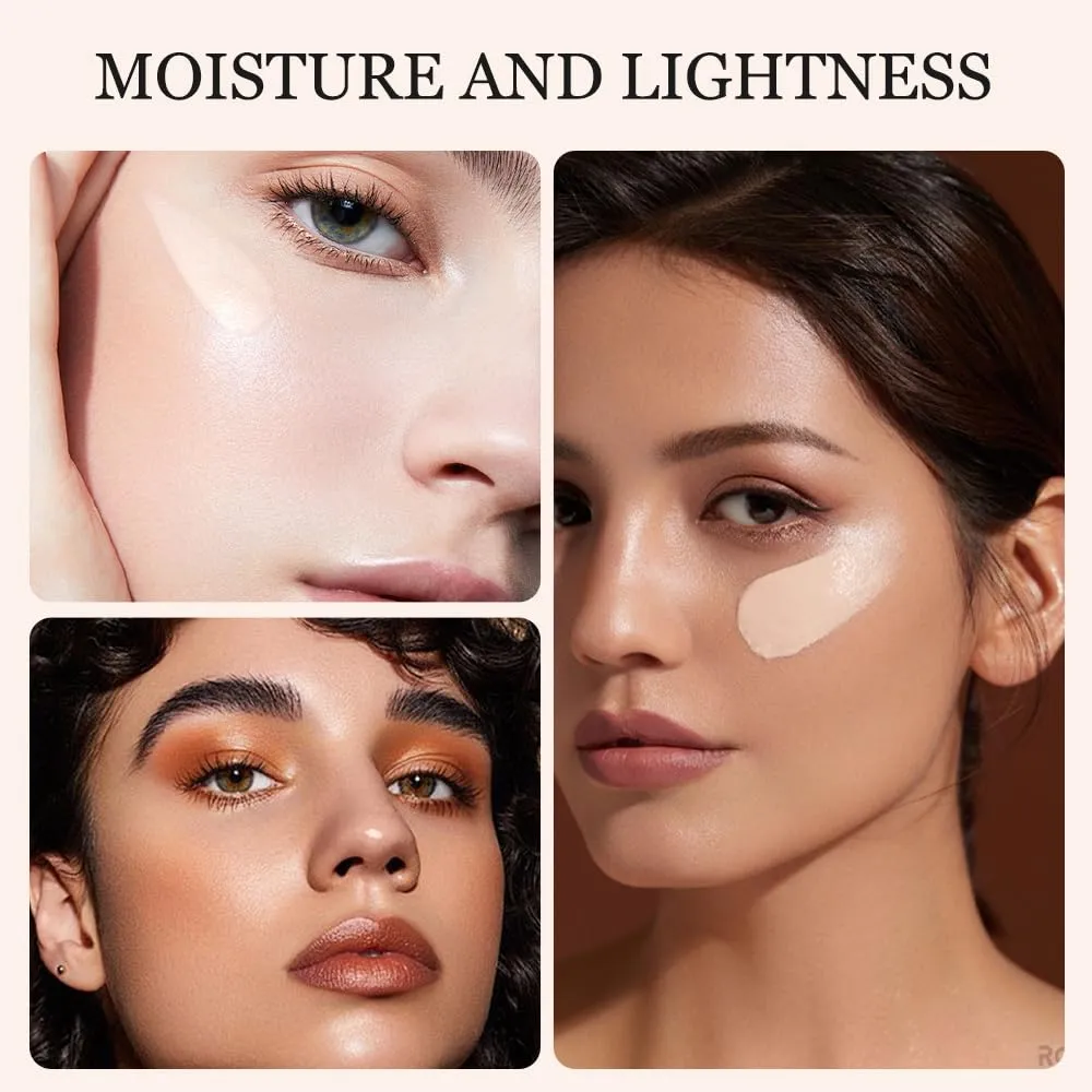 2025 New Face Setting Powder, Portable Makeup Powder Compact Control Shine Complexion Long-Lasting Matte Finish, Natural (White, 0.42 Ounce (Pack of 1))