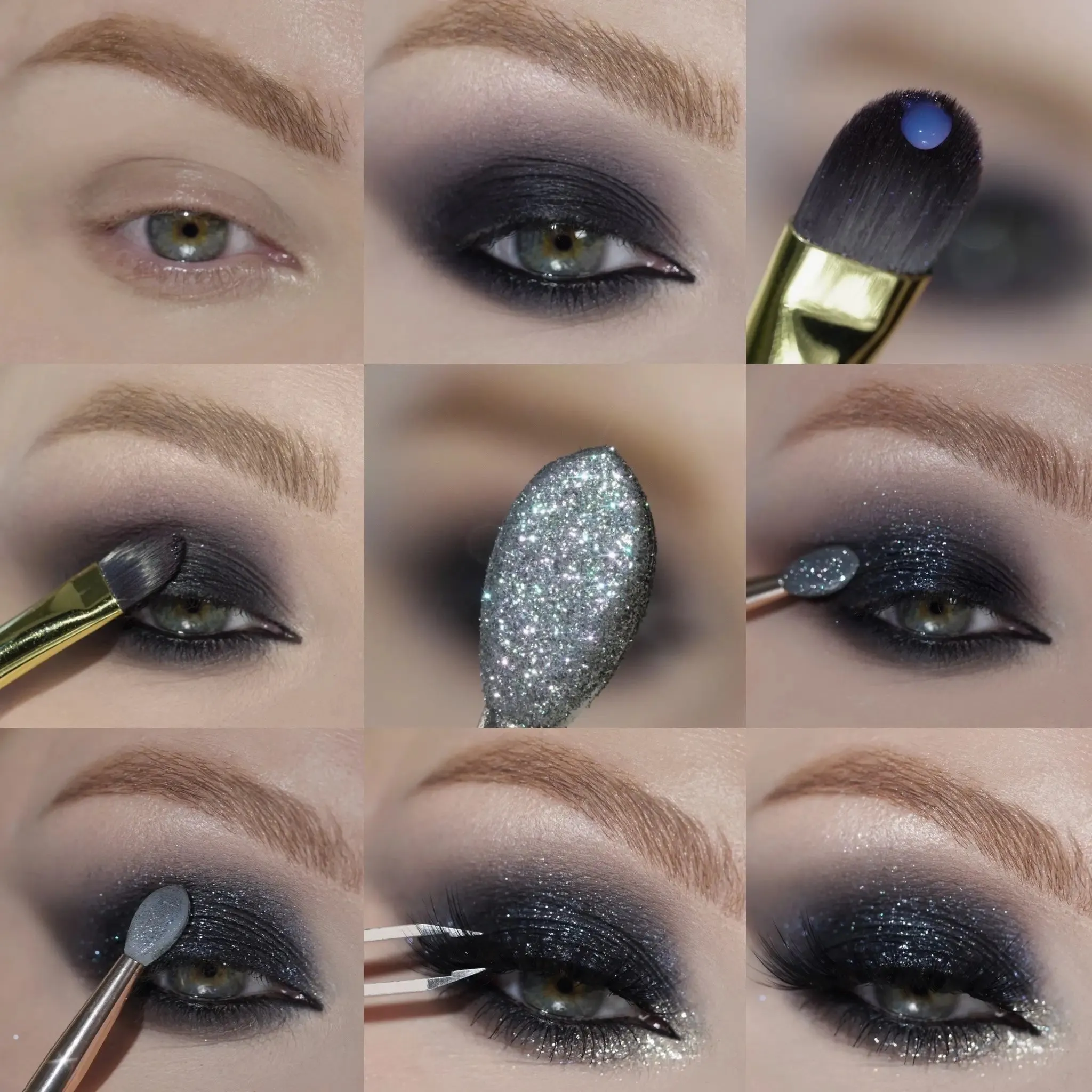 #24 Black Eyeshadow Glitter