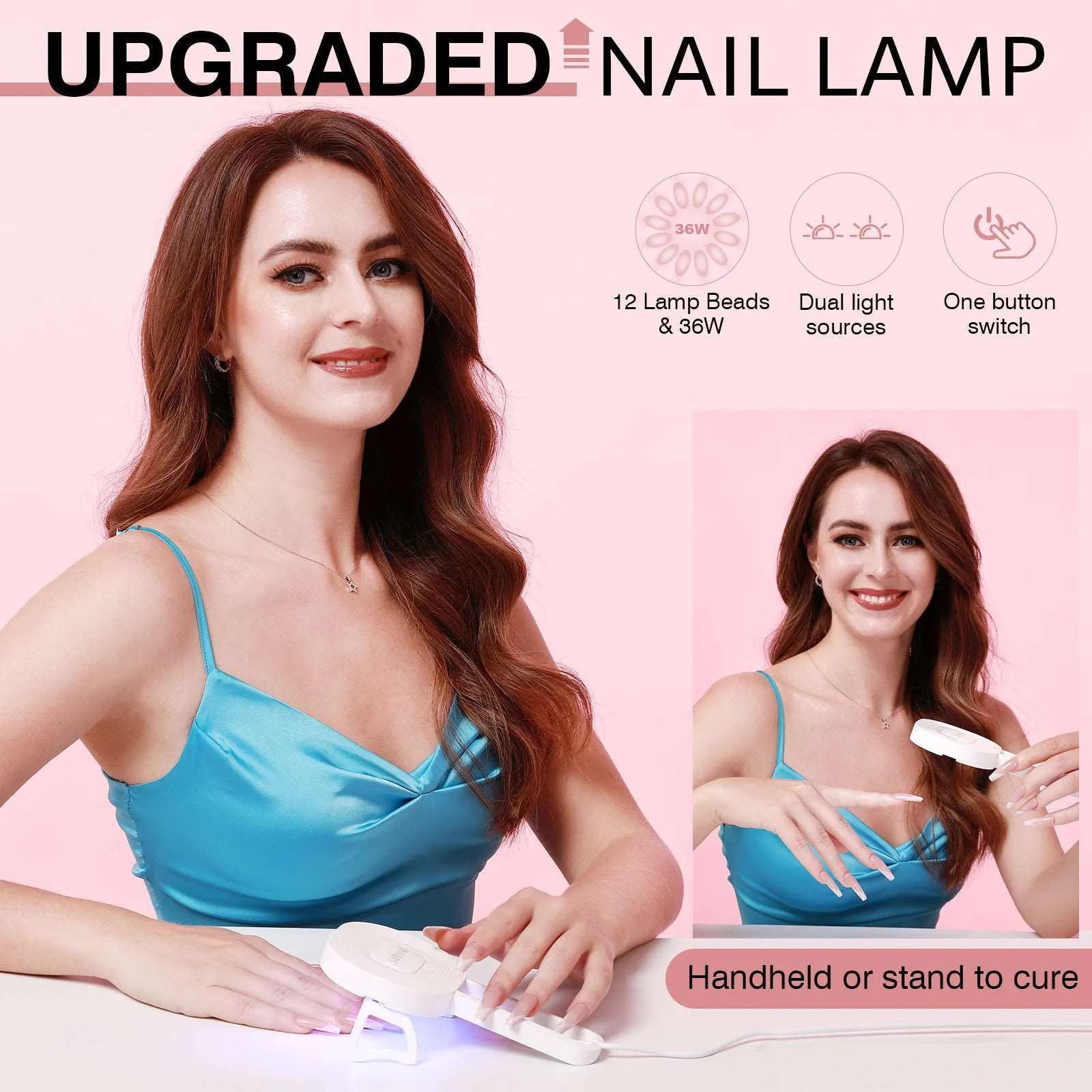 240PCS Long Coffin Full Cover False Nails Tips Kit