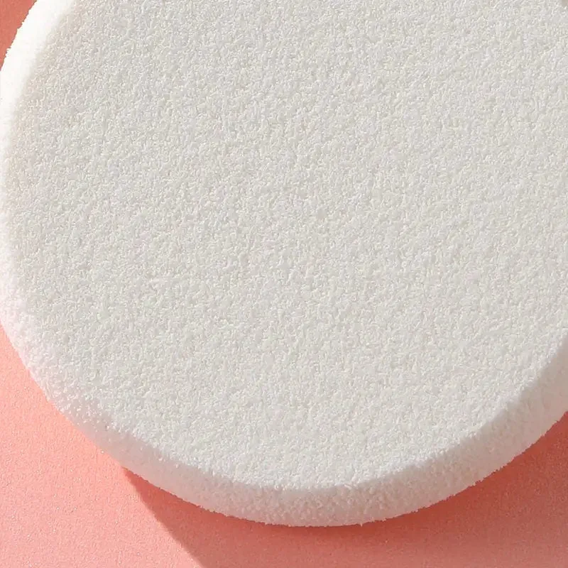 2PCS Round Makeup Sponges Wet&Dry Use Foundation Cosmetic Facial Soft Powder Puff Water Sponge Puff Cosmetics Sponge
