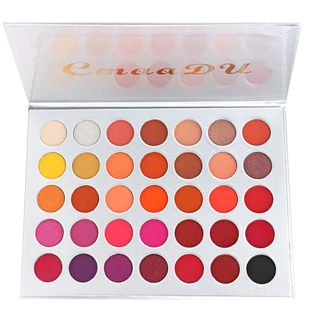 35 Colors Eyeshadow Palette Pro Matte Shimmer Makeup Pallet Pigmented Eye Shadow Powder Natural Colors Long Lasting Waterproof Makeup