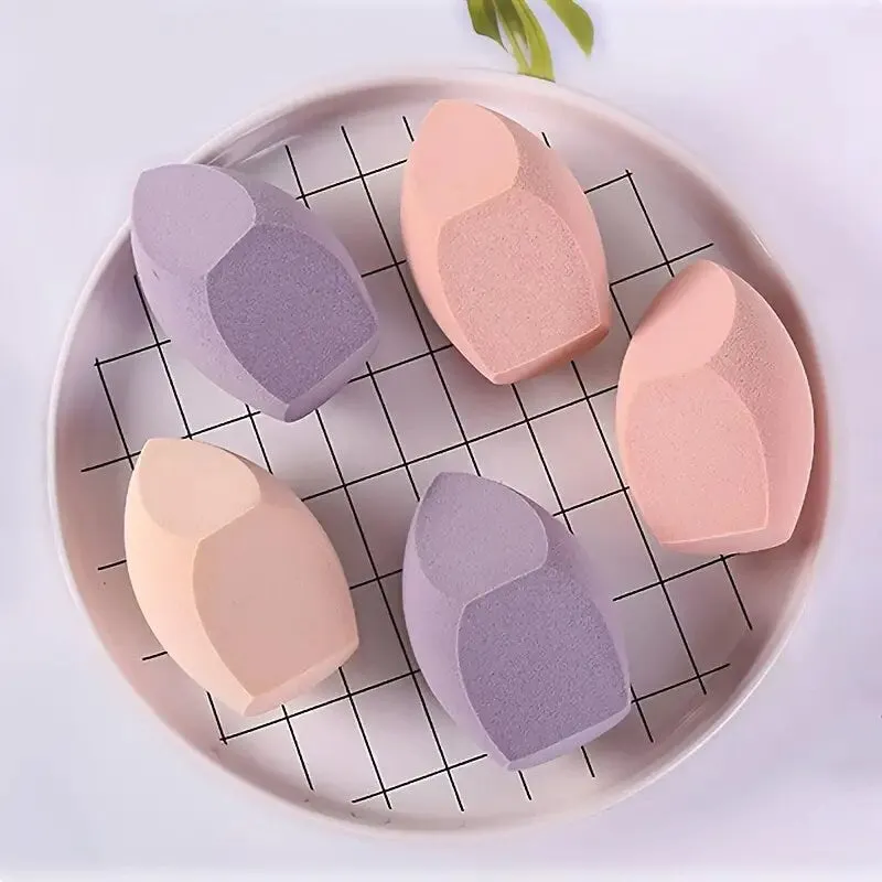 3pcs Polyhedral Makeup Egg Sponge Powder Puff Boxed Facial Foundation Foundation Make-up Makeup Beauty Tools