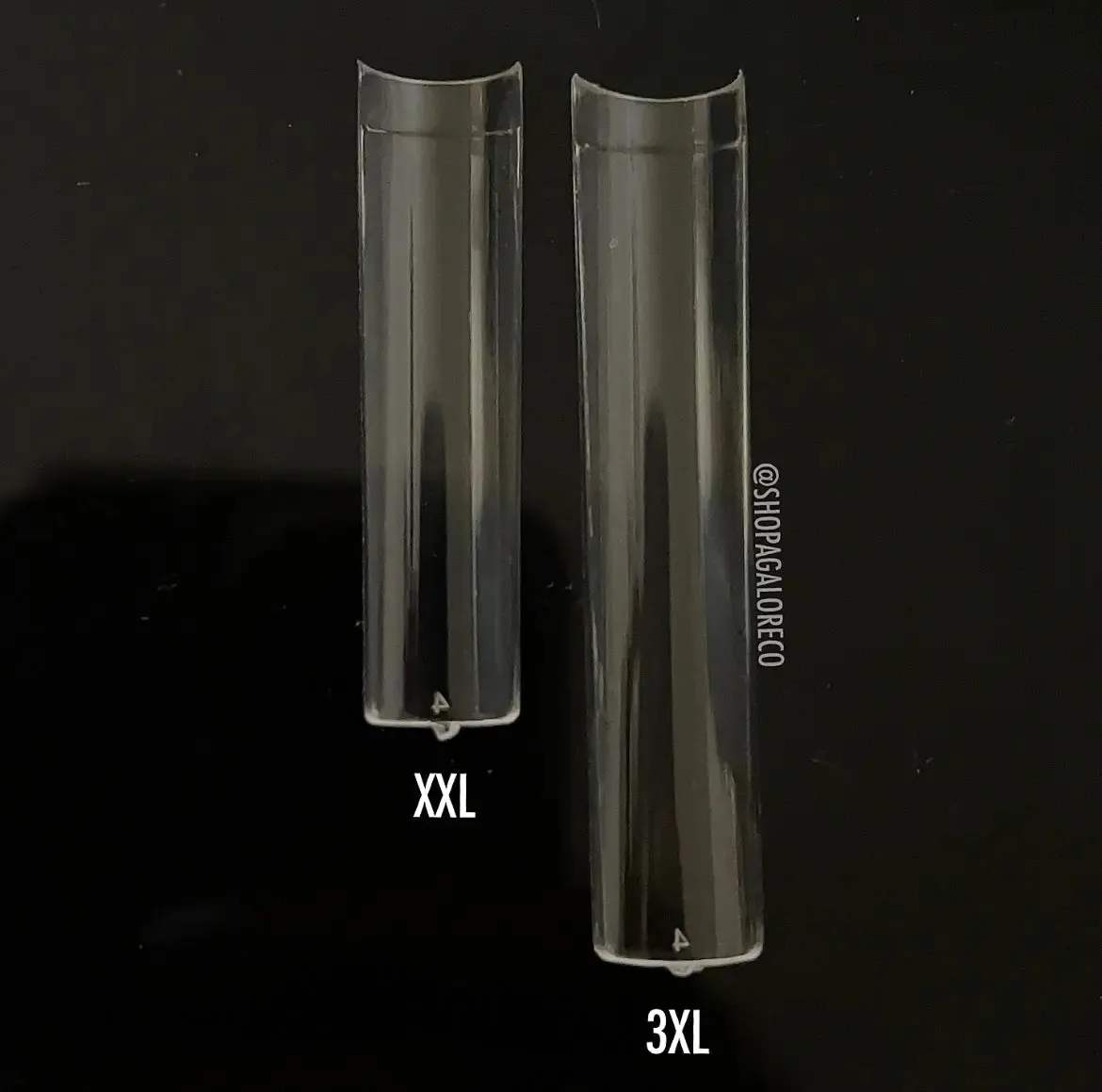 3XL NON C-CURVE SQUARE tips