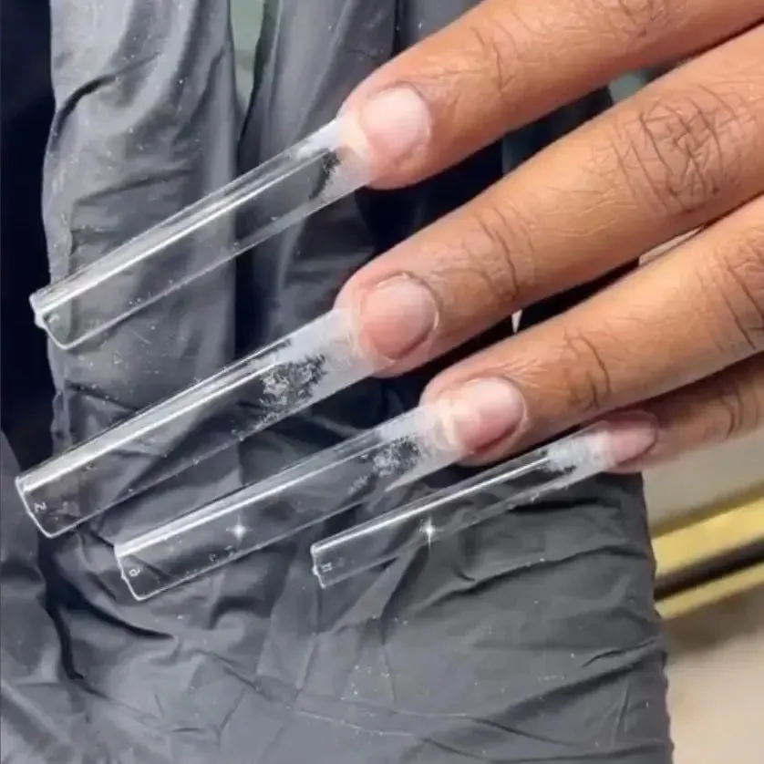 3XL NON C-CURVE SQUARE tips
