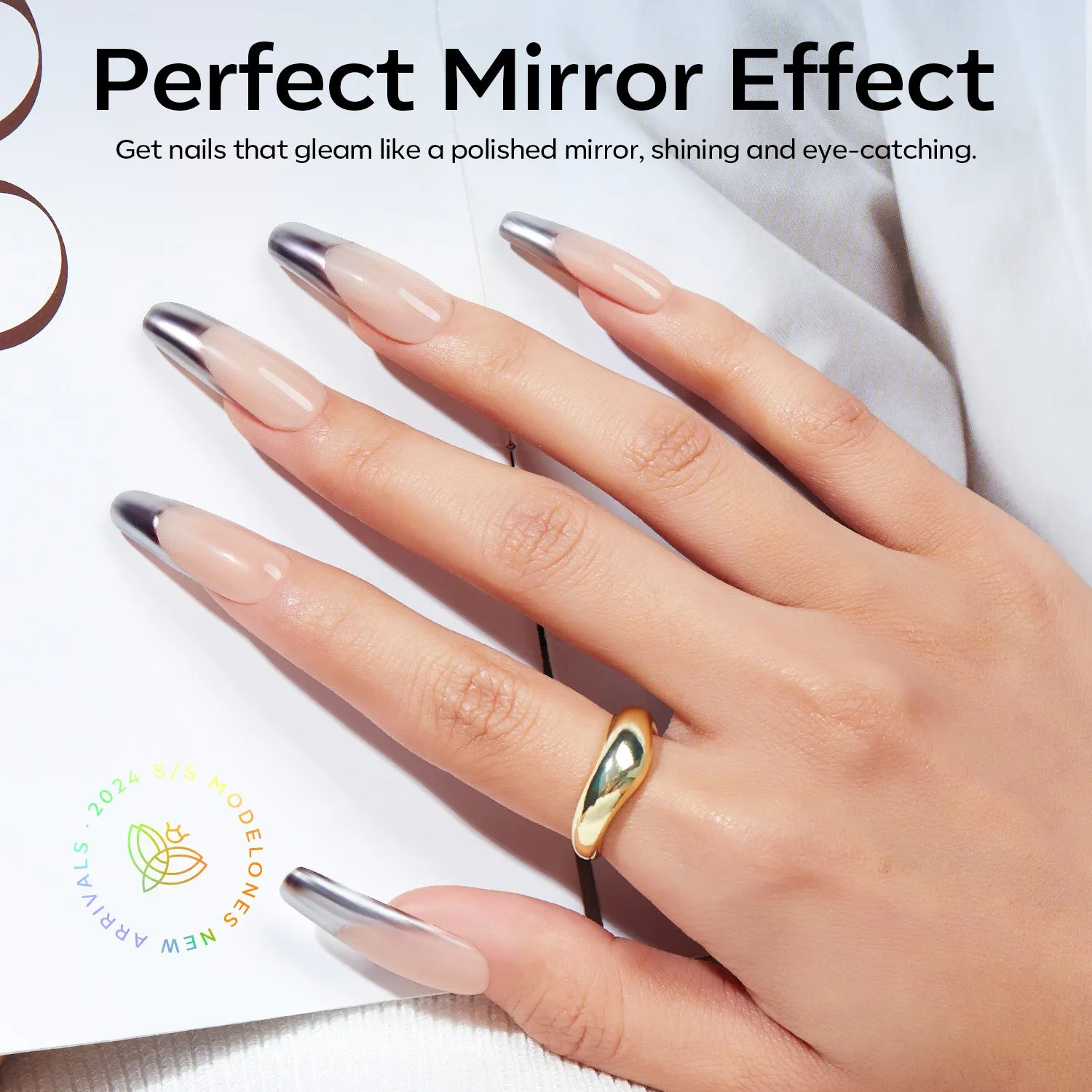 4 Colors Chrome Powder Set - Galactic Halo