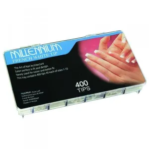 400 Nail Tips - French White Tip
