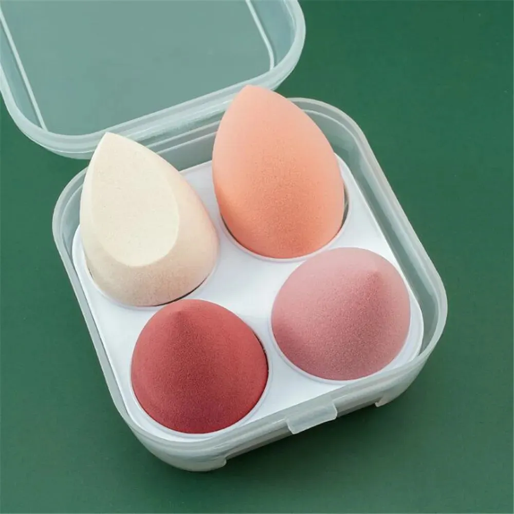 4/8pcs Makeup Sponge Blender Beauty Egg Cosmetic Puff - Soft Foundation Sponges, Powder Puff. Women's Makeup Accessories and Beauty Tools.