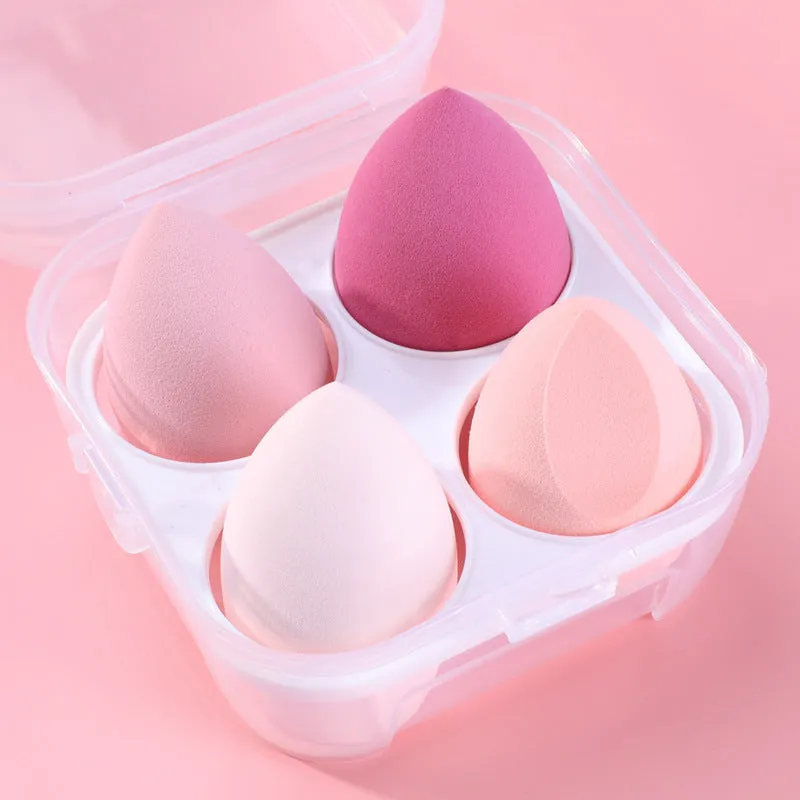 4pcs Makeup Dry and Wet Sponge Powder Puff