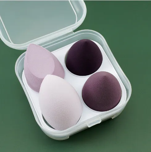 4pcs Makeup Dry and Wet Sponge Powder Puff