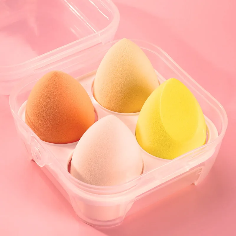 4pcs Makeup Dry and Wet Sponge Powder Puff