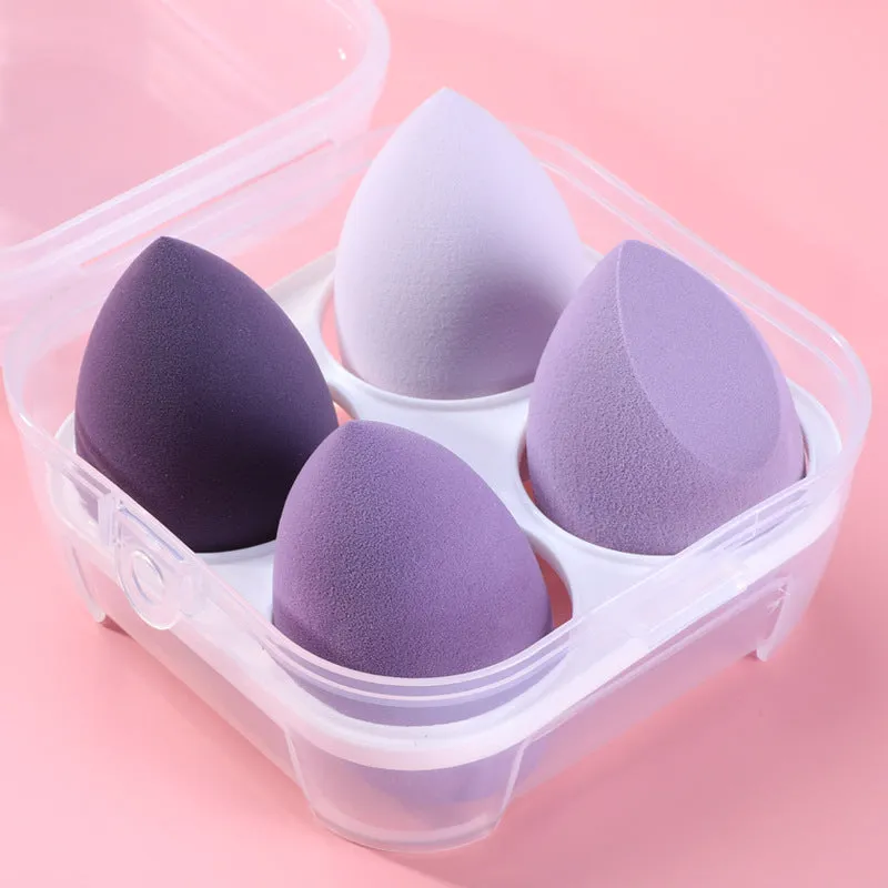 4pcs Makeup Dry and Wet Sponge Powder Puff
