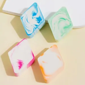 4pcs Makeup Sponge Mixed Color Diamond-shaped Powder Puff For Liquid | Cream | Foundation And Powder Gift Ideal For Travel And Daily Use