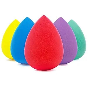 5 Pcs Makeup Sponge Set, Foundation Blending Beauty Sponge, Flawless for Liquid