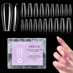 500Pcs Coffin Nail Tips