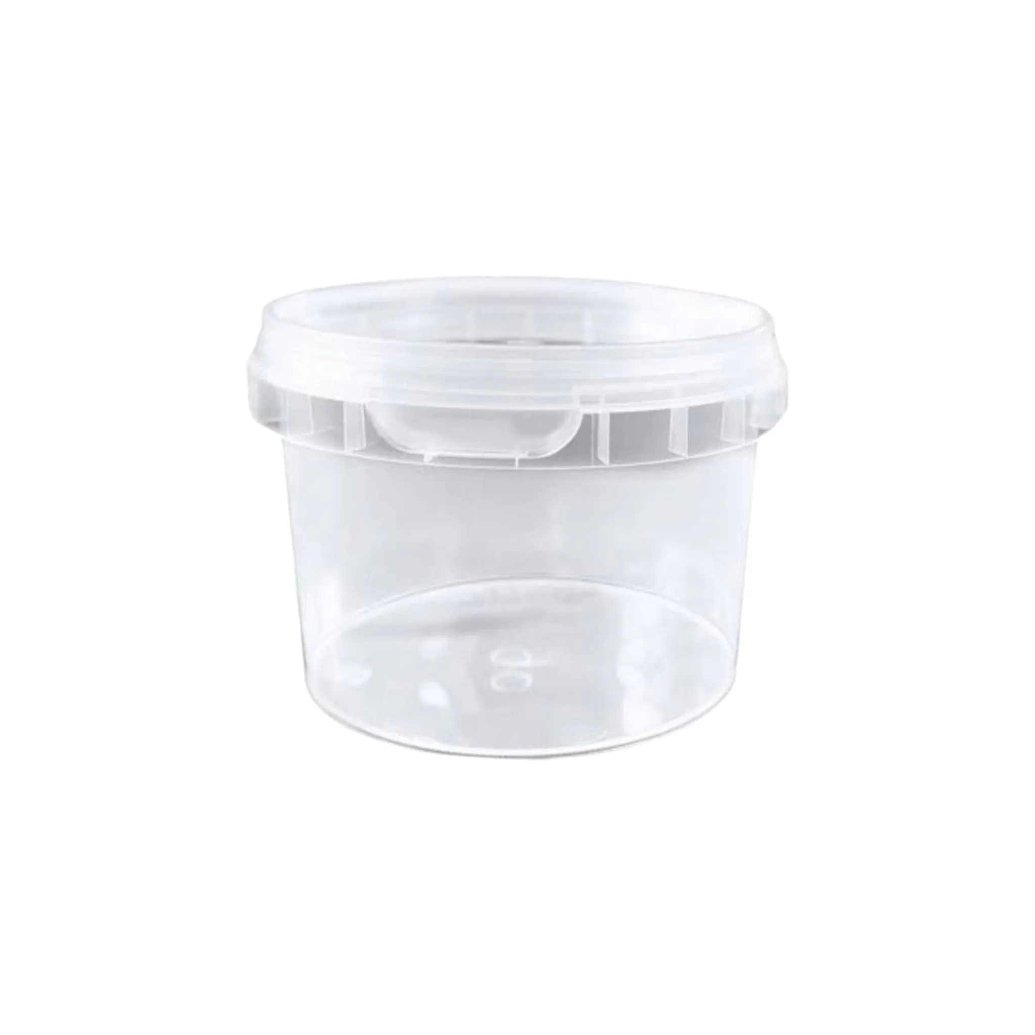 5L Plastic Bucket Clear Transparent with Air Tight Lid