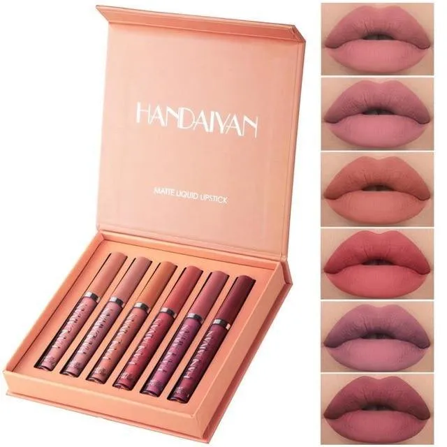 6 Colors Set Fashion Lip Gloss