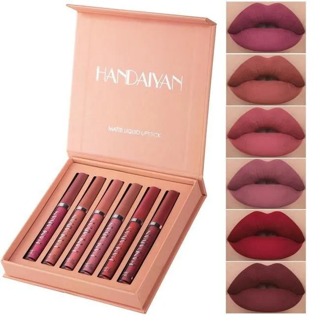 6 Colors Set Fashion Lip Gloss
