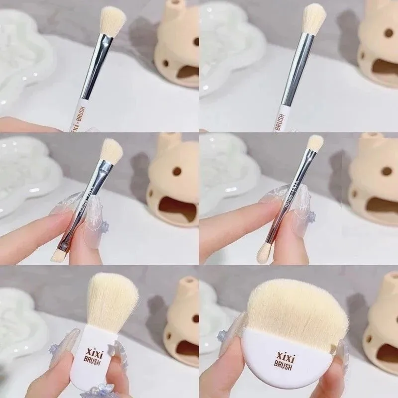 6cs/set Mini Travel Makeup Brushes Set Soft Concealer Brush Beauty Foundation Eye Shadow Tool Eyelash Brush Cosmetic Tools With Box