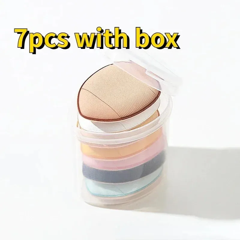 7 Pcs Set Finger Powder Puff