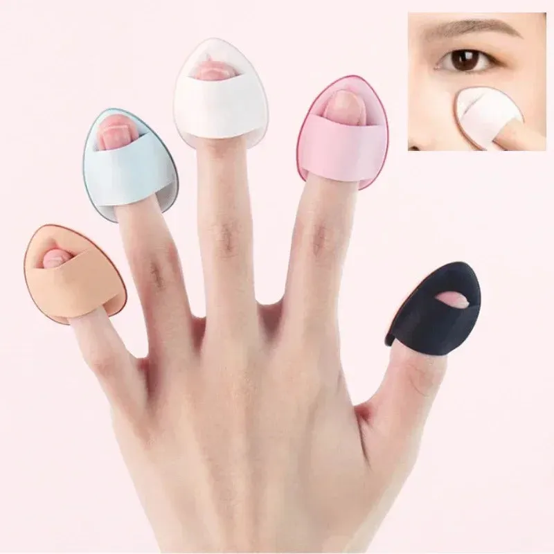 7 Pcs Set Finger Powder Puff