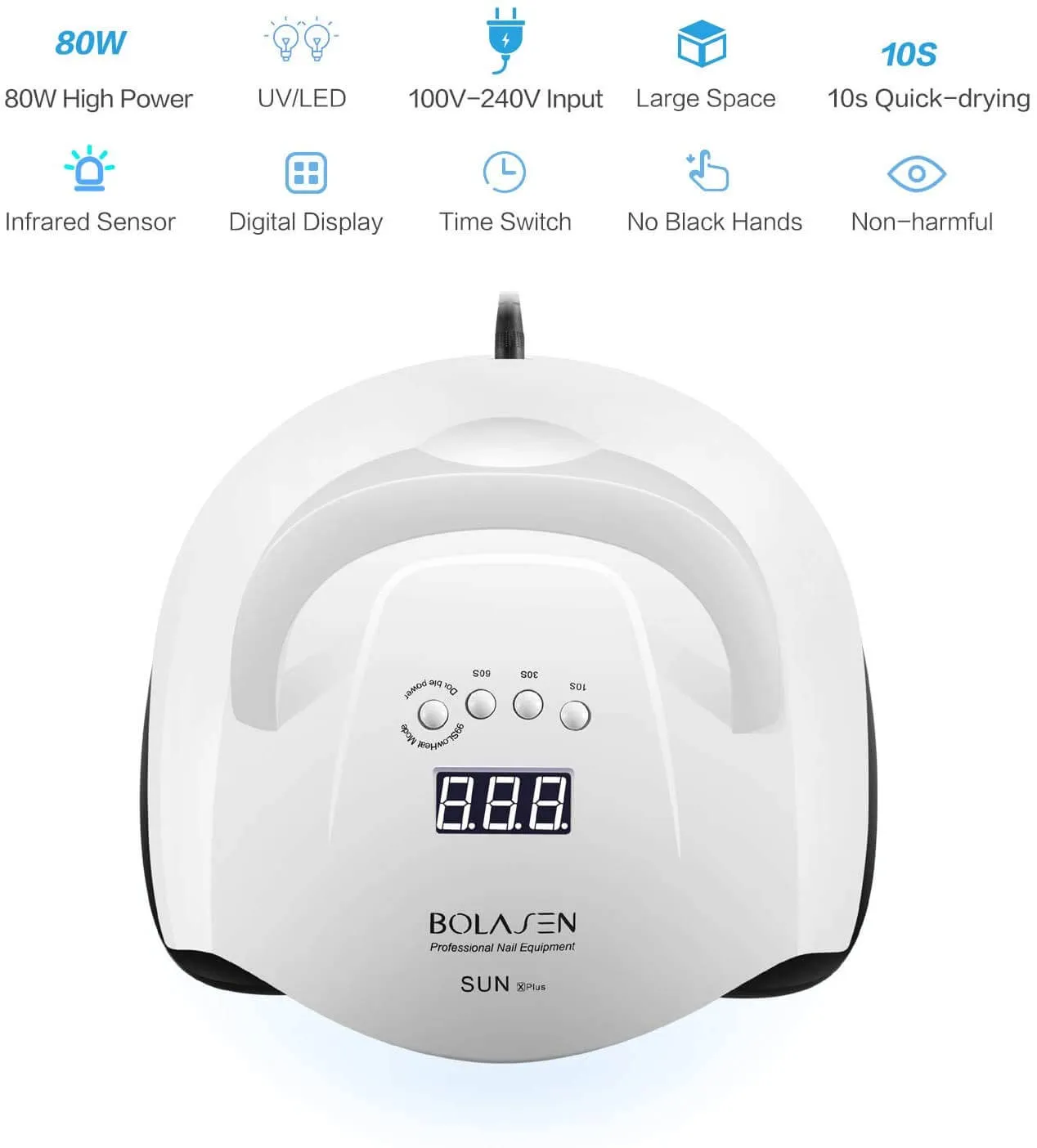 80W UV LED Nail Lamp