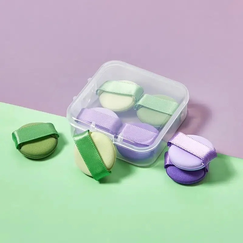 8pcs Makeup Puff | Makeup Loose Powder Foundation Soft Cosmetic Sponge Wet Dry Powder Pads