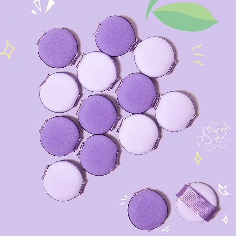 8pcs Makeup Puff | Makeup Loose Powder Foundation Soft Cosmetic Sponge Wet Dry Powder Pads