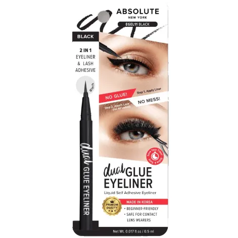 Absolute New York Dual Lash Glue Eyeliner