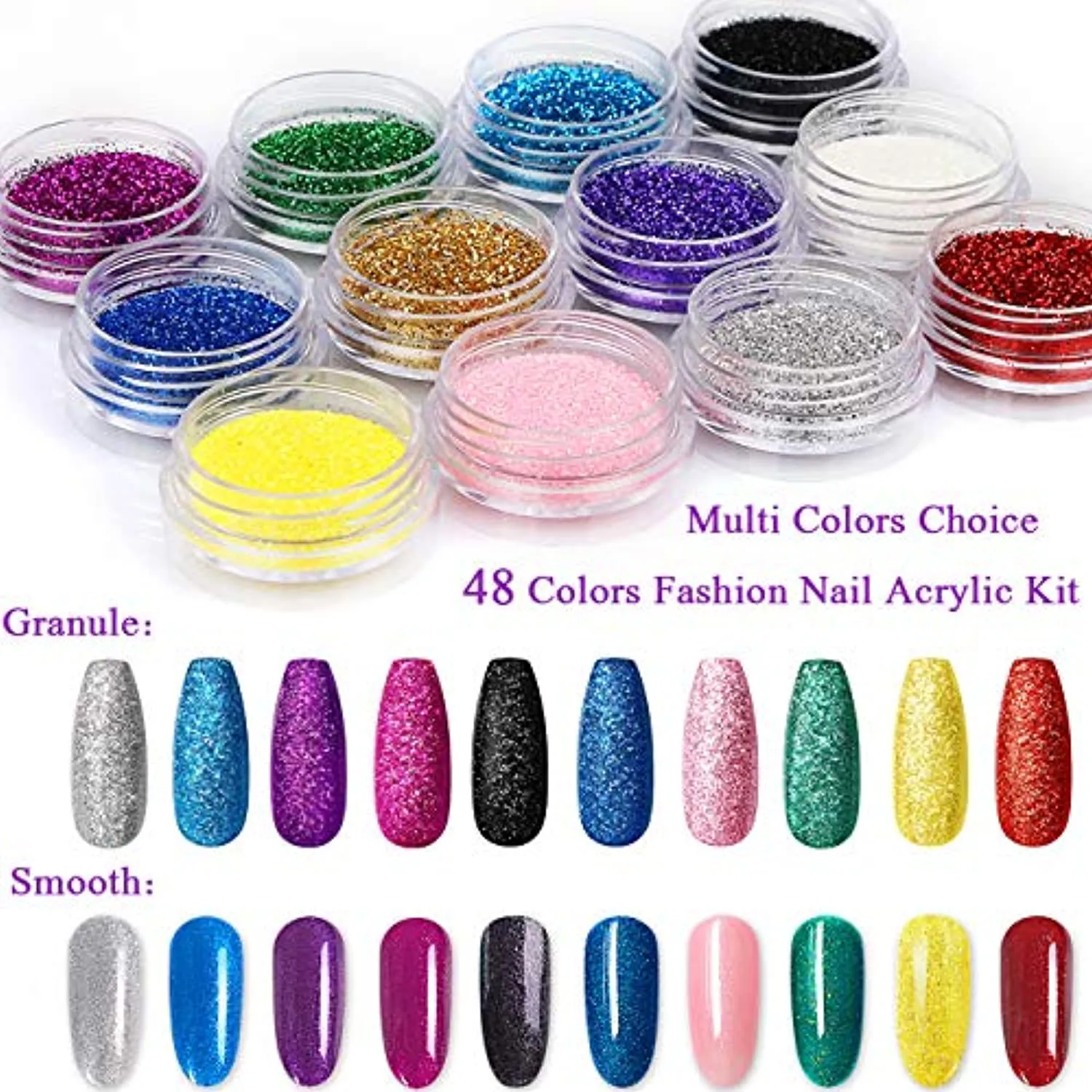 Acrylic Nail Kit -Acrylic Powder Nail Art Kit and Manicure Set, Nail Kit Set Professional Acrylic with Everything, Acrylic Nail Supplies Acrylic Nail Kit for Beginners