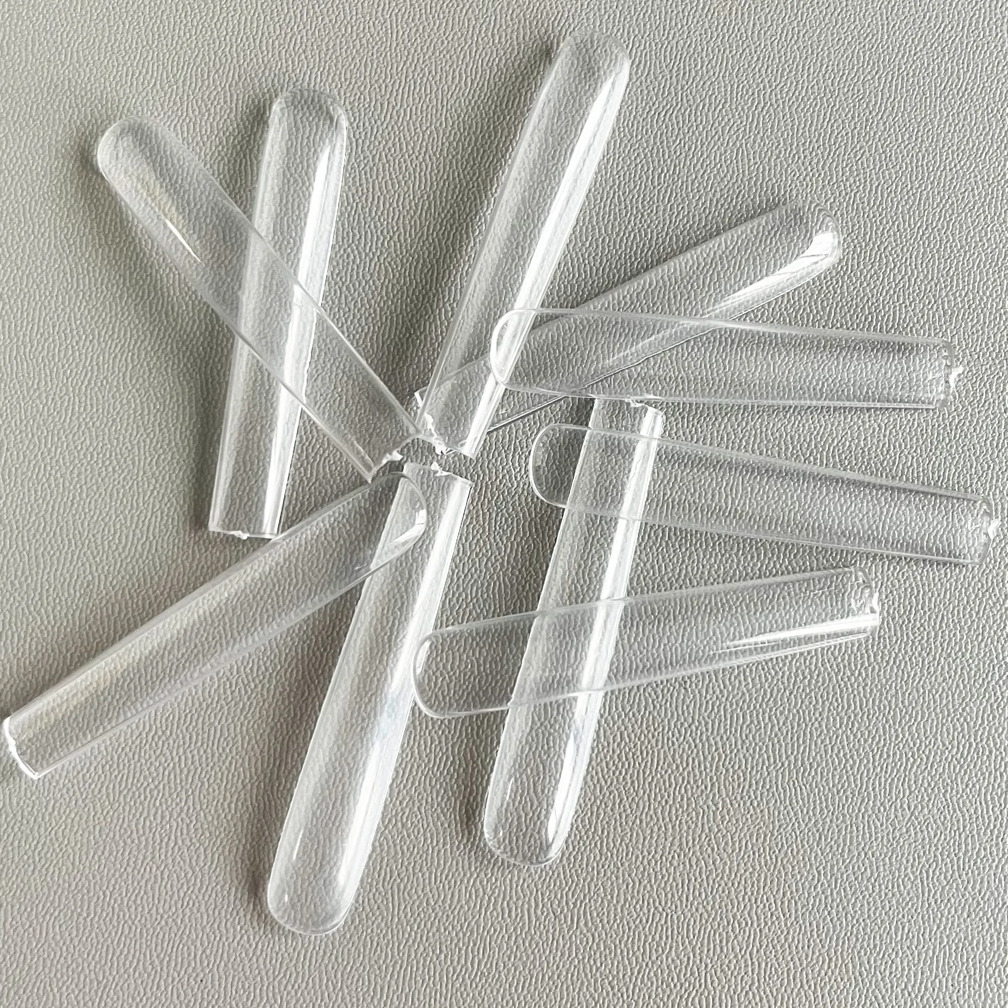 AddFavor 600pcs 3XL Square Clear Nail Tips Full Cover Extra Long Straight Square Acrylic Fake Nails Professional False Nail Tip for Salons & Home DIY, 12 Sizes