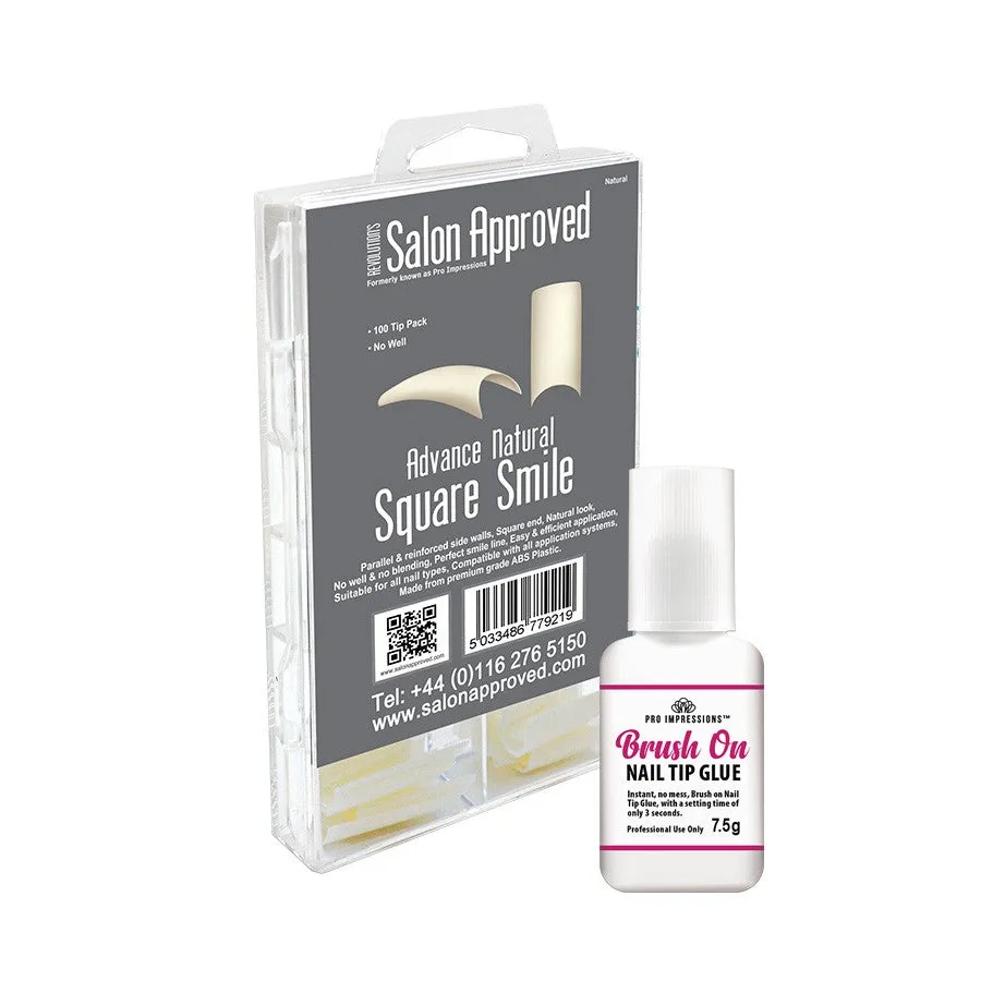 Advance Natural® Square Smile Nail Tips