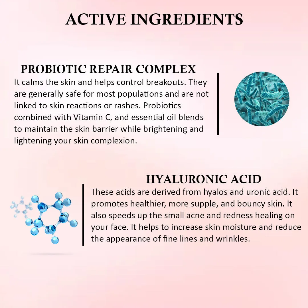 Aegte 3D Lumi Strobe Cream, Primer   Highlighter   Moisturizer, Goodness of Skin Repair Probiotics, Vitamin C & Hyaluronic Acid