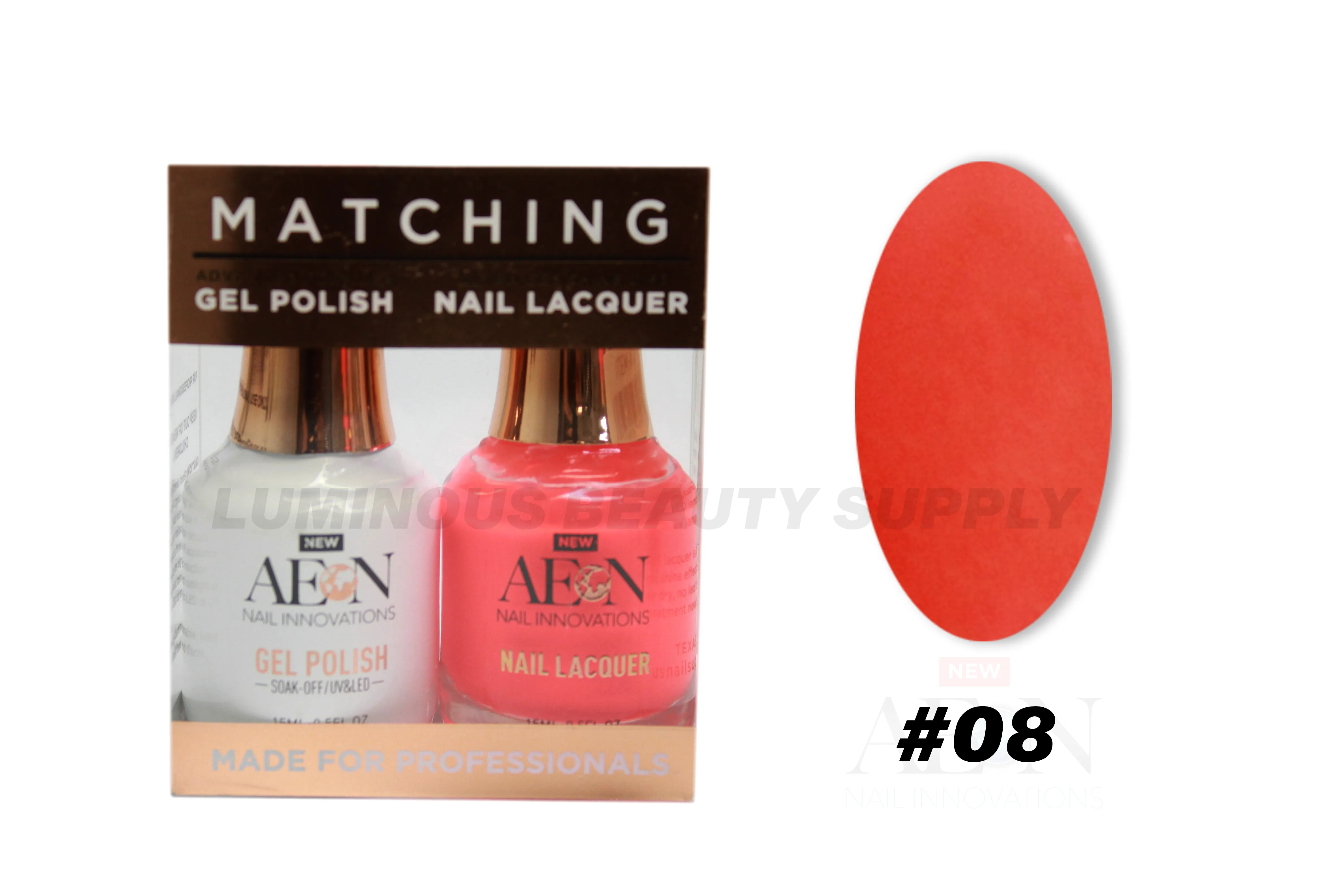 AEON Gel & Lacquer Glow In The Dark Collection - 08