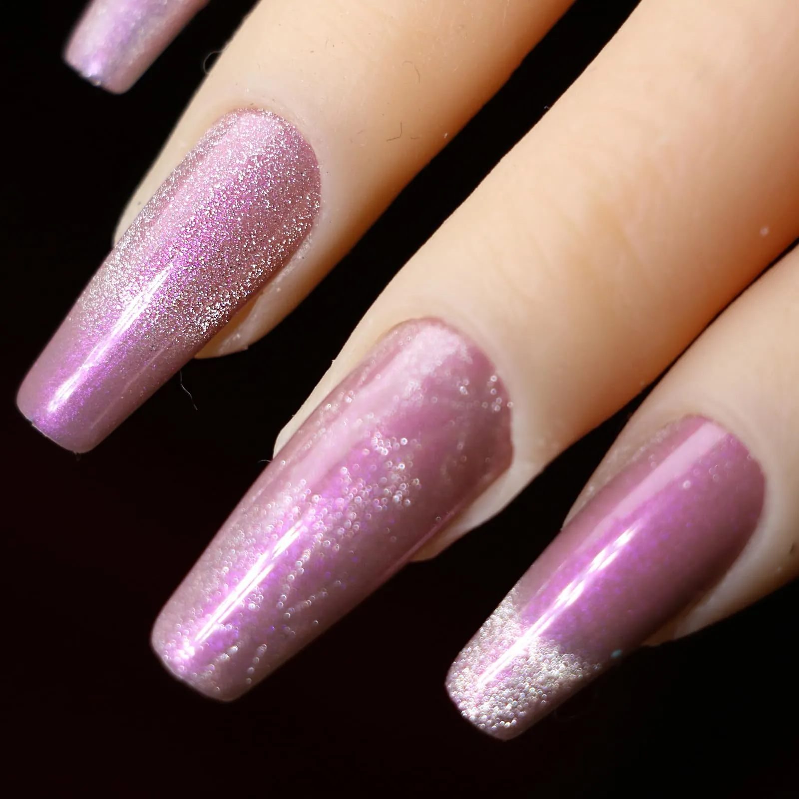 AHAMIOU Aurora Cat Eye Gel Polish Kits Crystal Broken Diamond Magnetic Nail Polish Set Holographic Cats Eyes Gel Nail Polish Shiny Glitter Gel,Aurora Brown