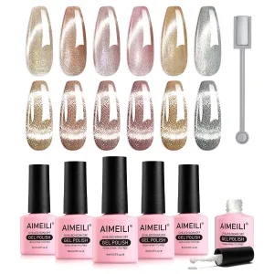 Aimeili Cat Eye Gel Polish (SET6-49_10ML）